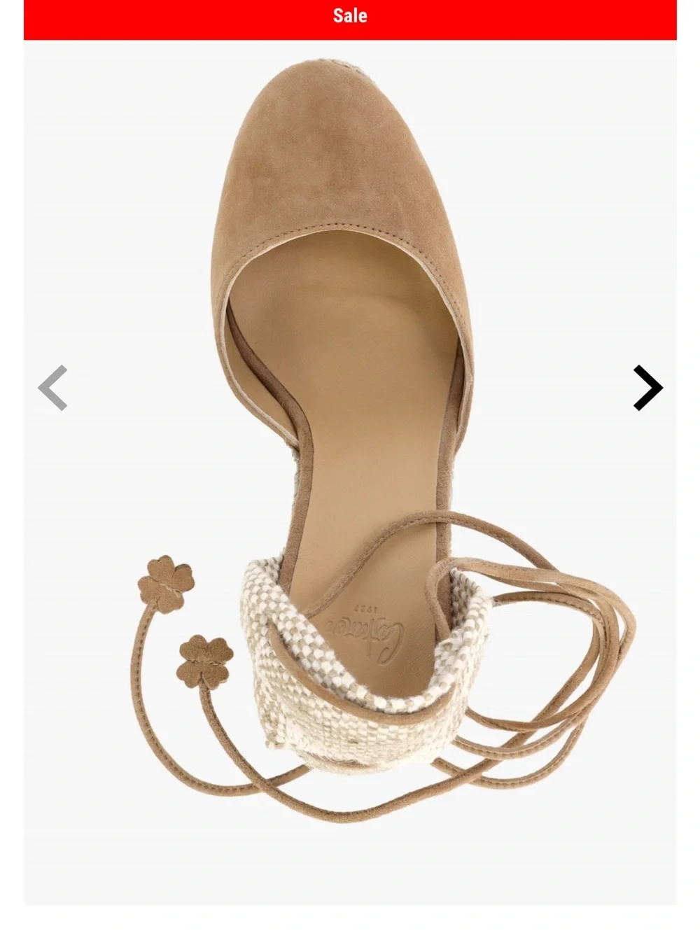 Castaner suede Carina espadrille